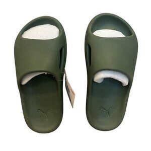 Puma Women's Olive Shibui Cat SlideSandals Size 5